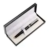 Luxury promotional custom logo ball pen with box metal gift box ball pen set