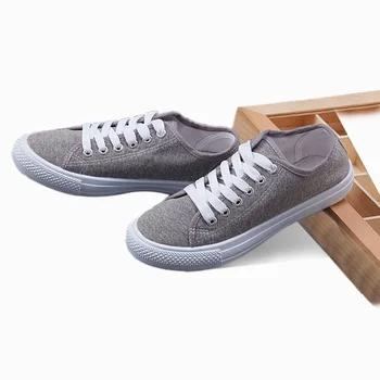 plain grey sneakers