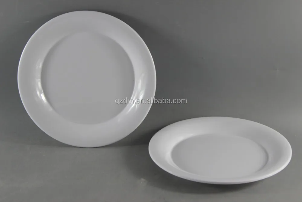 Broadside Melamine Dinner Plate For Hotel And Restaurant
