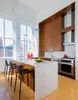 Quartz stone Carrara white Kitchen countertops