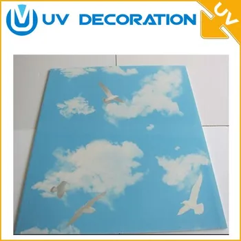 Blue Sky Interior Decoration Plastic Ceiling Tiles Clear Pvc Panel Buy Clear Plastic Ceiling Panel Sky Ceiling Tiles Blue Sky Ceiling Tile Product