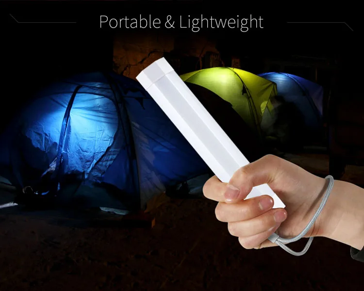Emergency Super Bright Tent Light Rechargeable Outdoor Portable Hanging Dimmable LED Camping Lamps