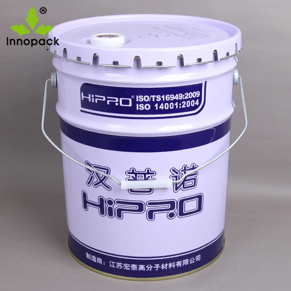 gallon paint metal open lid tin barrel pail 20l conical handle head tinplate manufacturers