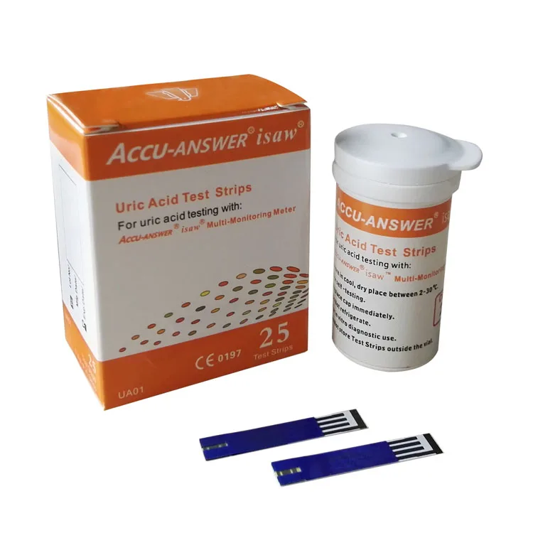 ACCU ANSWER health equipments uric acid test blood test strip