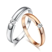 Free Shiping New Italian Style Brand Jewelry 925 Sterling Silver Cubic Zirconia Classic Ring for Women&Men Engagement J1632