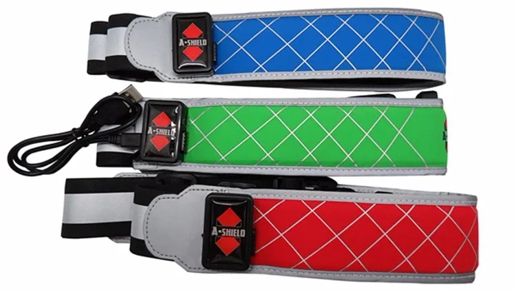 Night Running Safety Belt with LED Light Sports Waist Belt for Safety Warning for Runner