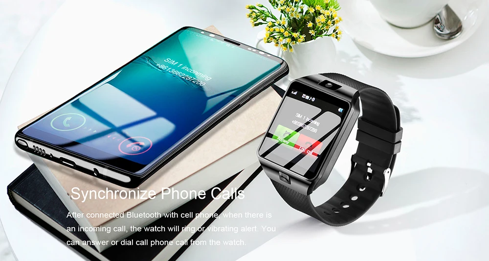 New Fashion Blue tooth Smart Watch DZ09 Smartwatch Support SIM TF Card Camera For  Samsung Huawei Xiaomi Android Phone