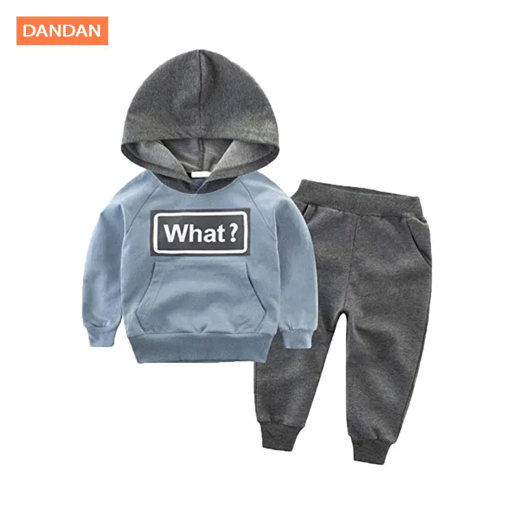 2019 kids custom wholesale fashion screen printing knit  tracksuits
