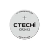 CTECHi 3.0v CR2412 100mAh lithium button cell coin battery