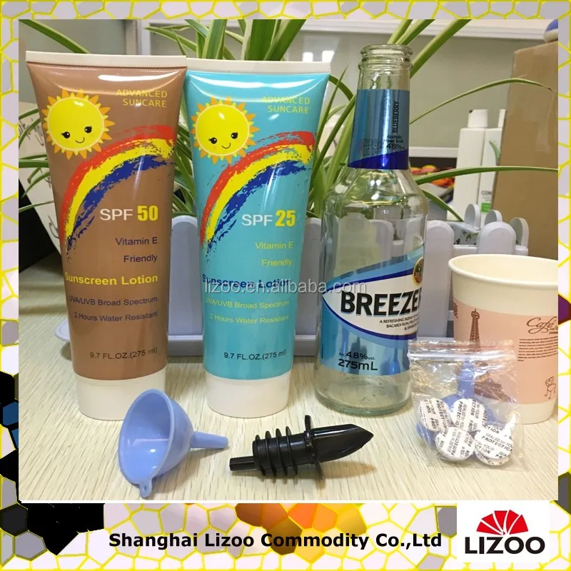 Hidden Flasks Flasks Disguised As Sunscreen Bottles 9.7 Oz Factory