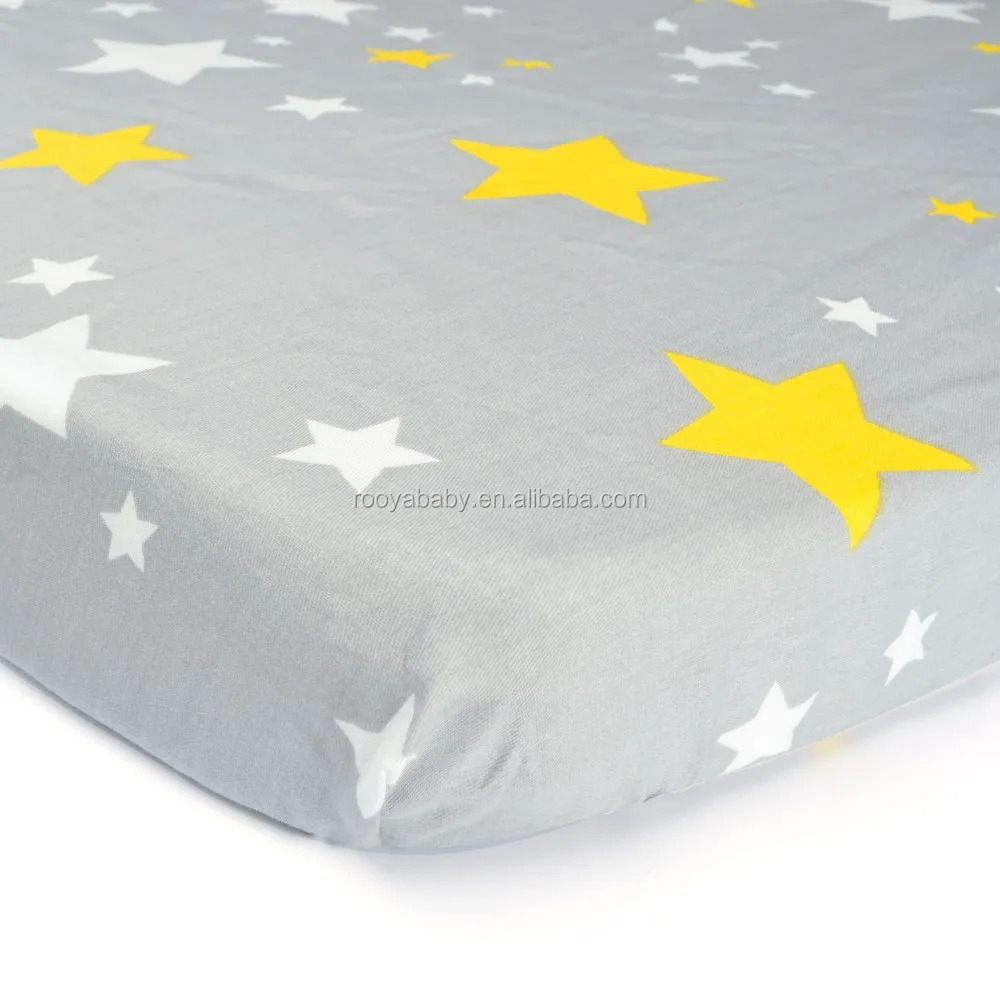 Amazon Hot Selling Baby Bed Sheet 100 Woven Baby Fitted