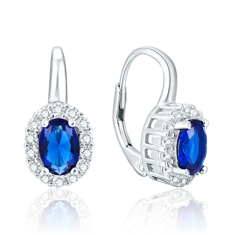 Poliva European Style French Clip French Clasp Earrings 925 Sterling ...