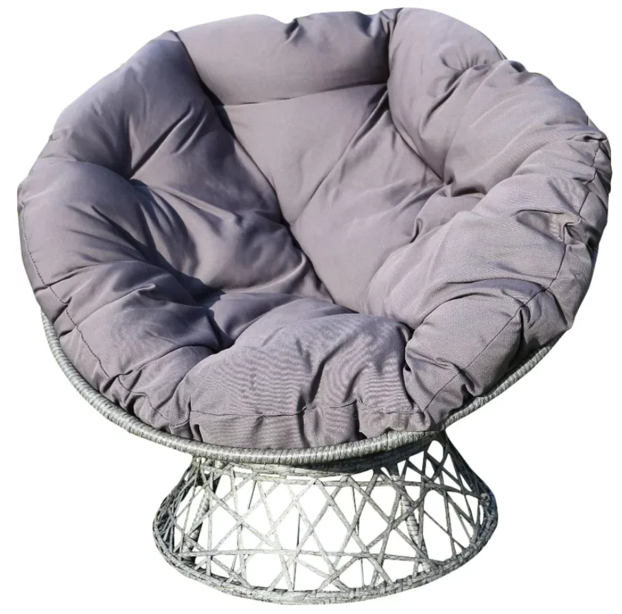 Modern Outdoor Swivel Armchair With Soft Cushion Buy Modern Swivel