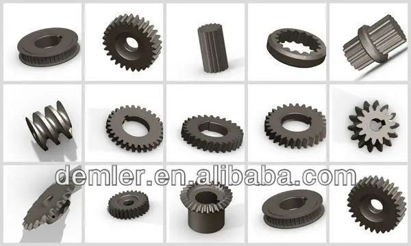 Bronze/brass output worm gear input worm wheel assemble set
