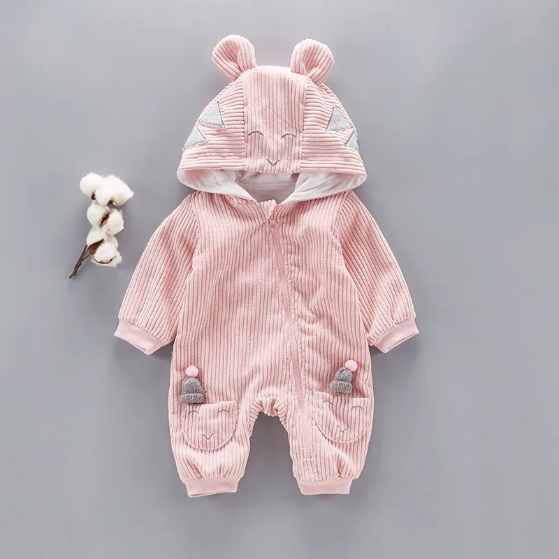 Wholesale Winter Clothes Plain Baby Long Sleeve Romper Of Free Shipping