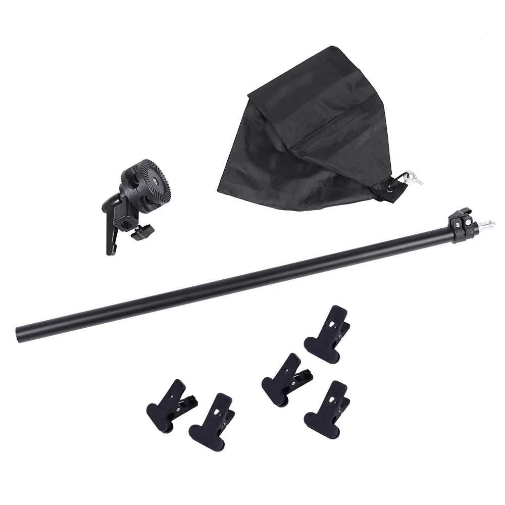 Lovephoto Photo Studio Overhead Boom Arm Top Light Stand With Grip Head