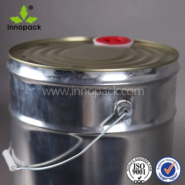 25L cubo de lata de aceite de cierre superior con pico tapa Venta al por mayor, la fabricación, la producción