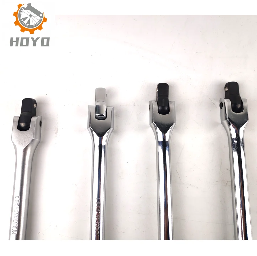 Breaker Bar Set,3piece 1/4'',3/8'',1/2'' Drive,Flexhandle And 180