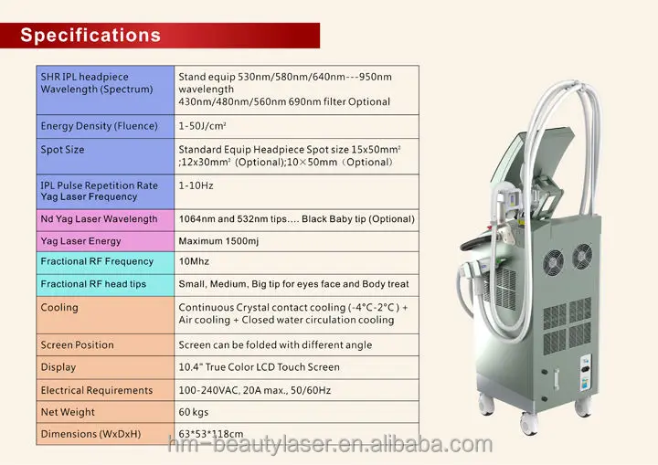 Hot!multifuction E-light (ipl+ Rf) Machine For Hair ...