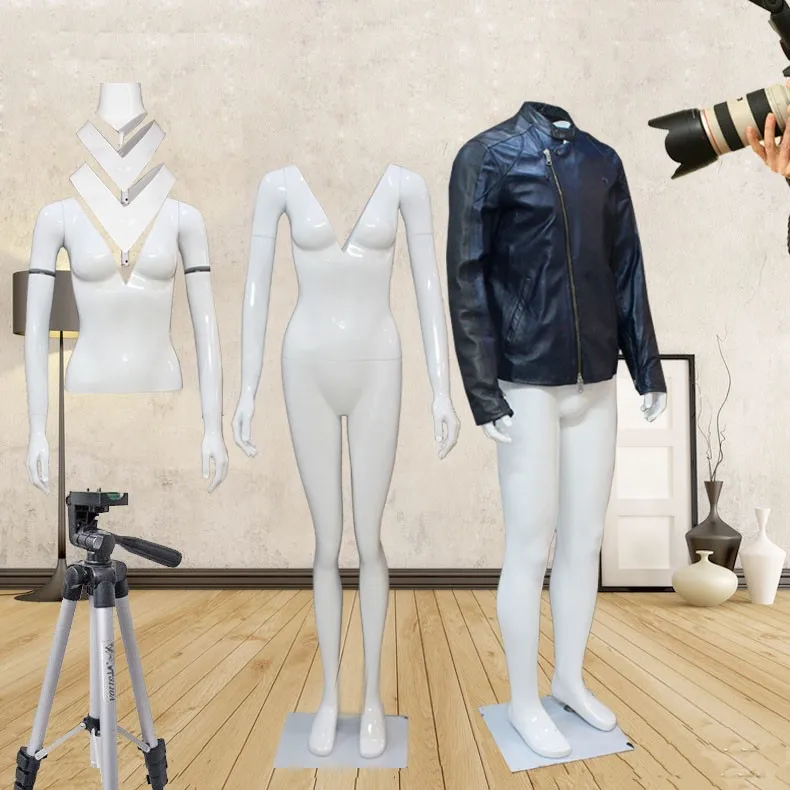 Xinji 3d Female Invisible Ghost Mannequin Movable Dress Form Removable