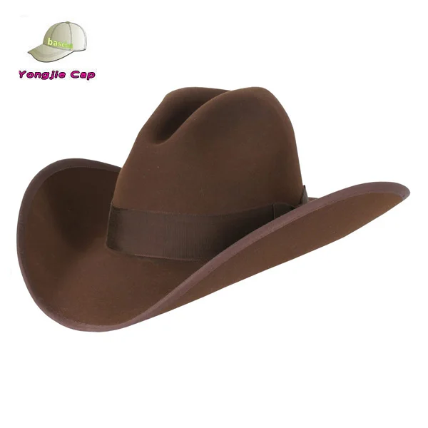 flat brim cowboy hats for sale