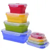 Various Capacity Silicone Food Box, Useful Collapsible Container, Storage Box Foldable