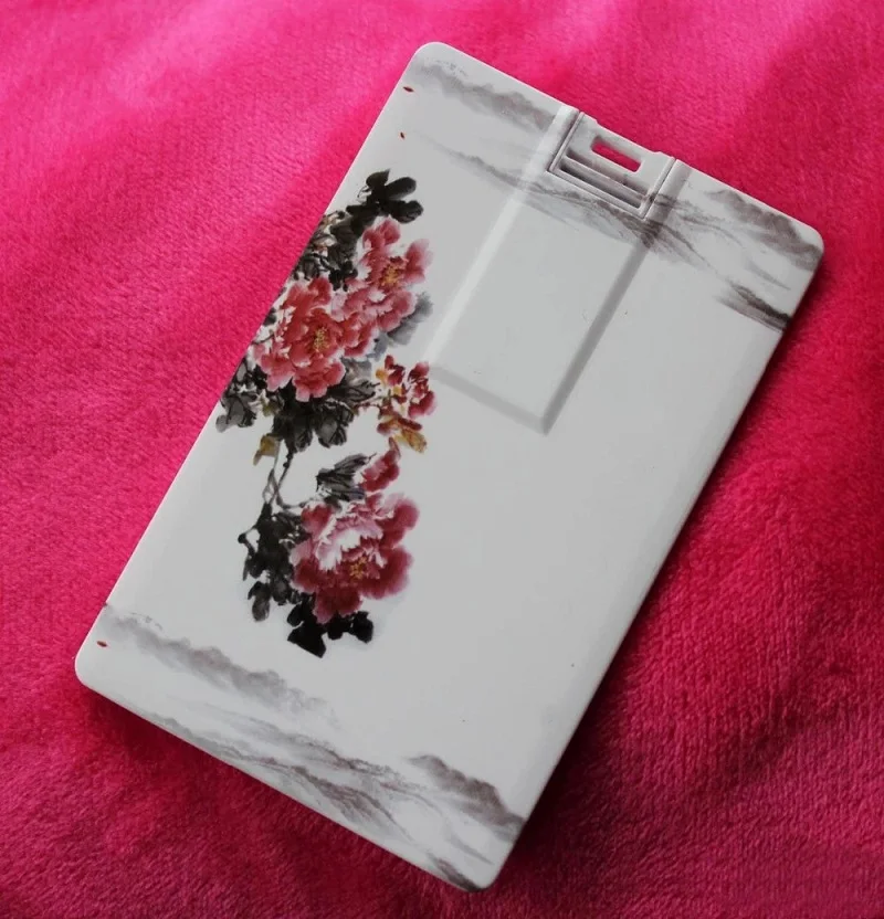 Custom logo card 16 gb usb flash drive plastic credit card flash drive - ANKUX.COM