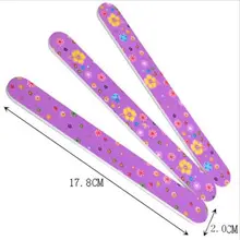 3 Pcs Lot Random Color 2015 Hot fashion New 2 Side nail buffer Acrylic bafiki polishing