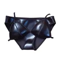 2016 Women Black Neon Neoprene Bikini Swimwear Neoprene Bikini Halter Neoprene Swimsuit Biquini XS XL