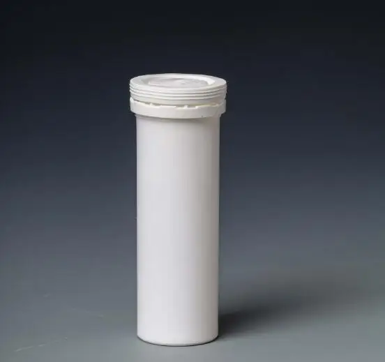 Silica Gel Plastic Tablets Bottle Container With Desiccant Cap 99mm