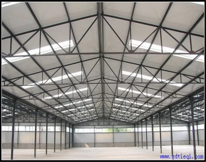 large span prefabricated high rise turnkey steel structure workshop design