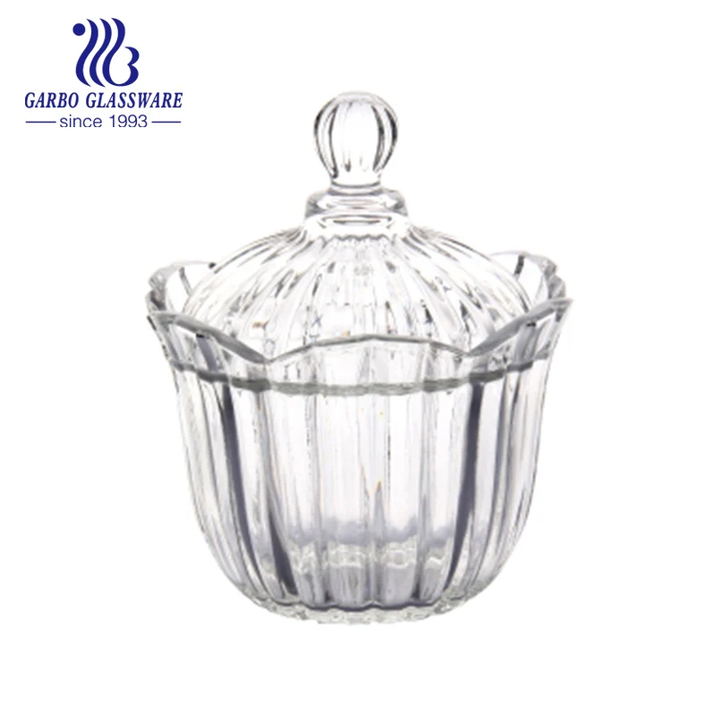 High White Decorative Clear Crystal Candy Jar With Cover Buy