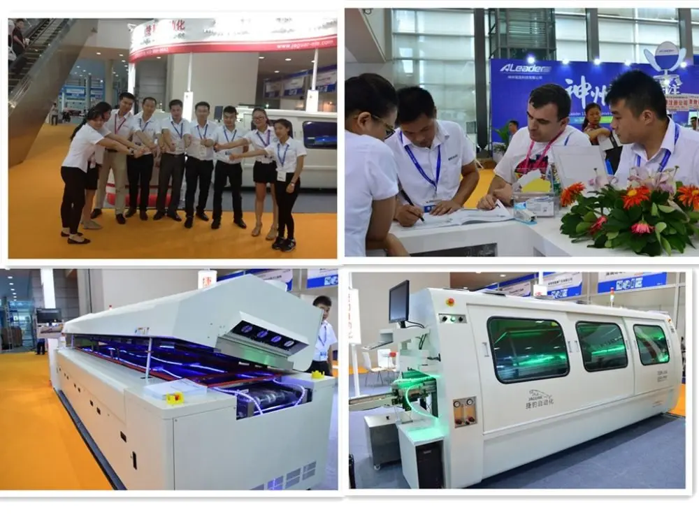 LED-FREE FULL AUTOMATION HOT AIR WAVE SOLDER ELECTRONIC LINE MACHINE