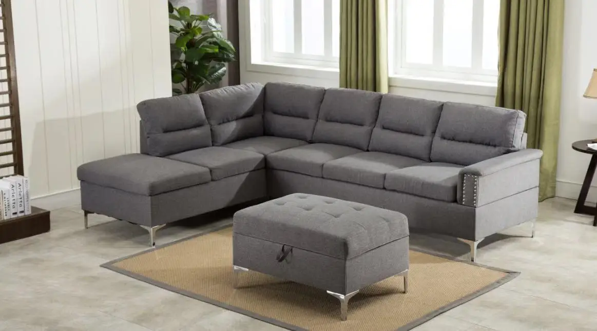 2021 New Model L Shaped Sofa Living Room Corner Sectional Wholesale ...