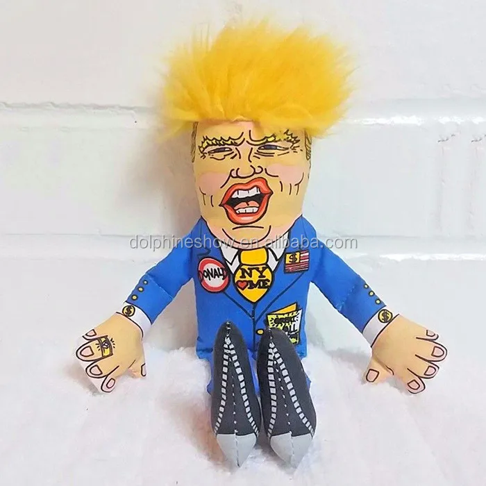 American President Donald John Trump Stuffed Plush Human Doll Pet Dog ...