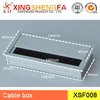 Aluminum alloy office wire box organizer table cable tidy