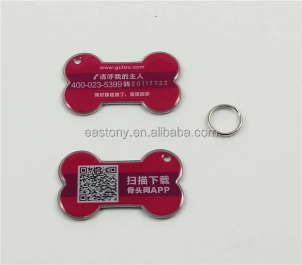 Qr Code Pet Id Tags/charms Wholesale For Small Animals Cats Dogs Buy
