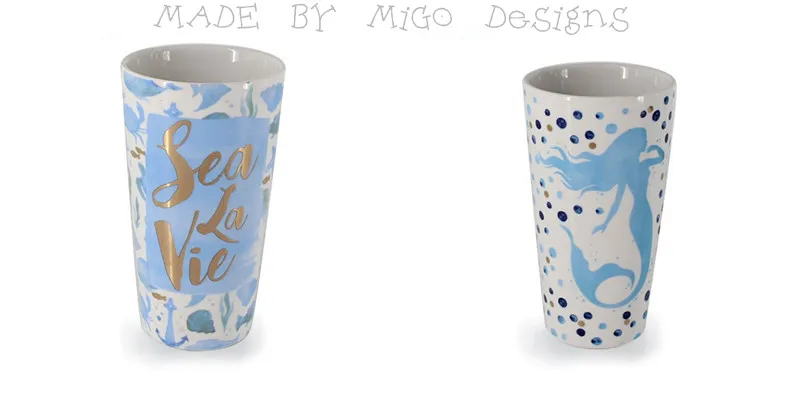 Mermaid Travel Mug Blue Ceramic Coffee Mug Vintage Tumbler Buy Mermaid Travel Mug Blue Ceramic Coffee Mug Vintage Tumbler Product On Alibaba Com