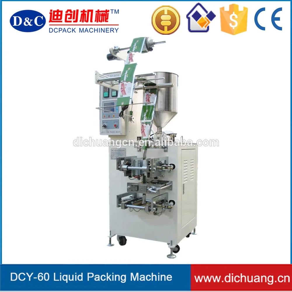 Shanghai DCY-60 Automatic sachet liquid vinegar packaging machine for soy sauce