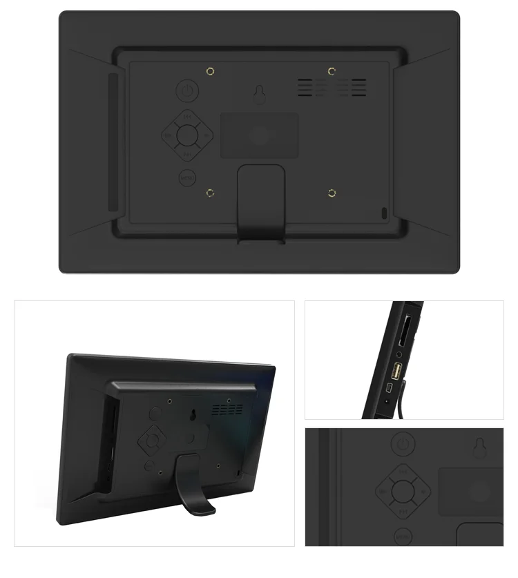 Remote Control 7" 8" 10" 12" Inch Digital Photo Frames With Picture Video Playback Function