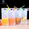 compound pocket heat seal customized alcohol drink pouch