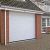Sectional 5mm tempered clear glass garage door with motor