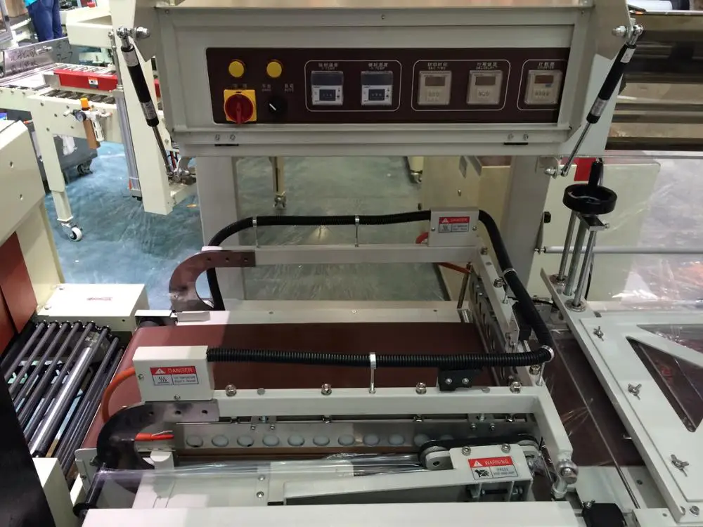 fql450lb 兄弟全自动香烟手机盒书 l 酒吧热封和切割收缩包装封口机