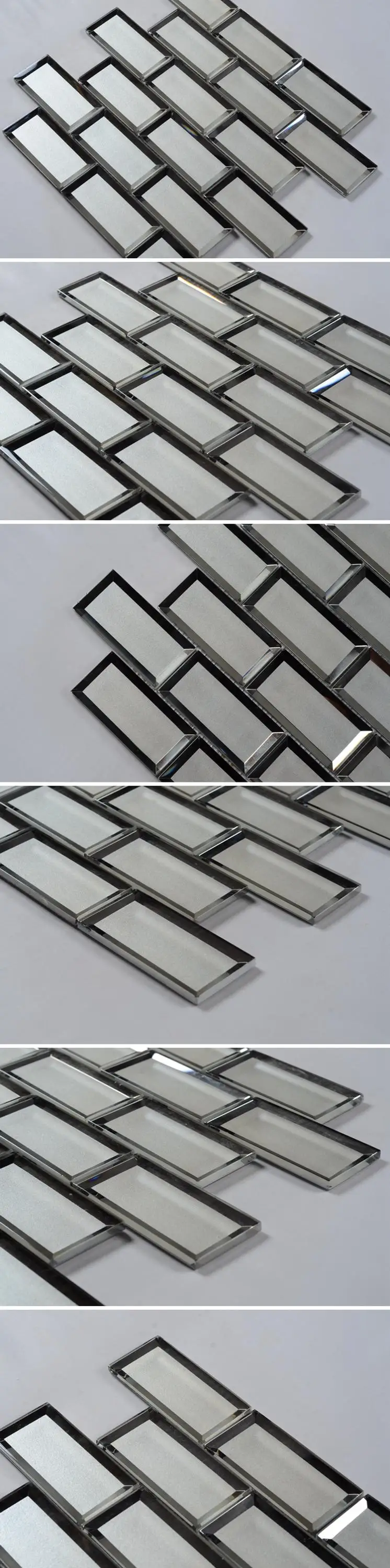 installing glass mosaic house wall tile shower backsplash