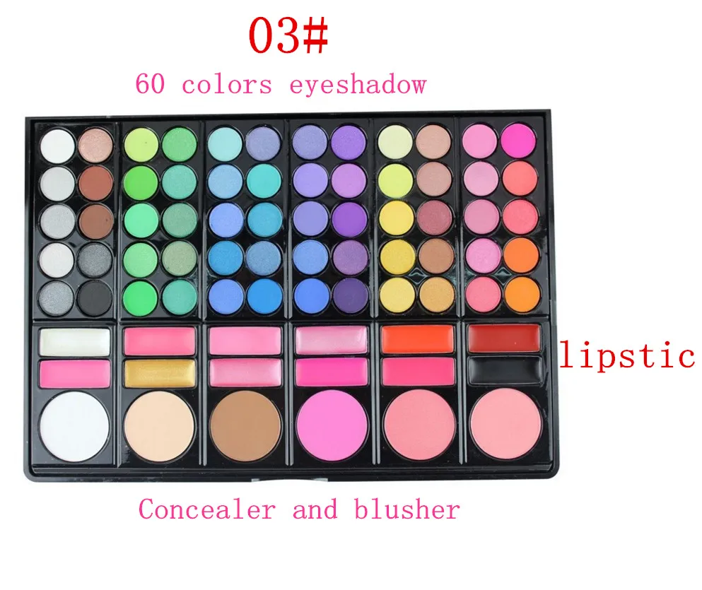 Private Label 78 Colors Eyeshadow/ Concealer/ Lip Gloss/blusher Make Up