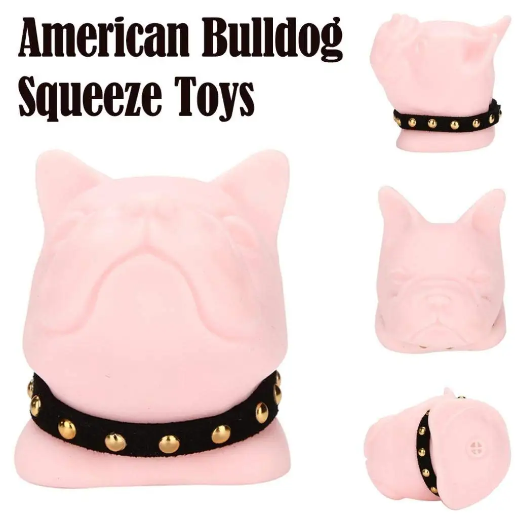 callm Squishies,3 Pack Mini American Bulldog Slow Rising Jumbo Squishy Toys Kawaii Cute Scented Squishies Kids Party Squishy Stress Reliever Toy