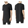 China Apparel Wholesale Men Clothing Blank High Quality Black Longline Tall Men's Cotton t shirts