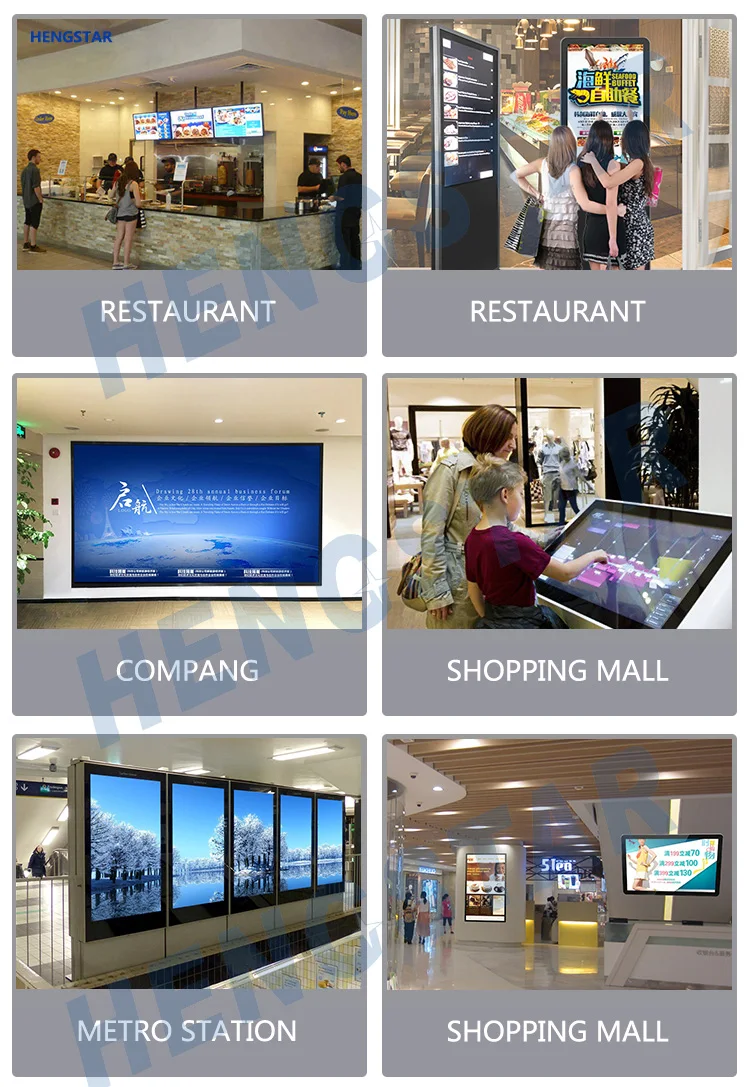 43 inch Touchscreen Digital Sinage Kiosk for Indoor Advertising 