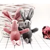 Custom Bunny toy Easter Handmade Fabric Pendant Key Ring Bag Accessories Handbag Keychain Rabbit
