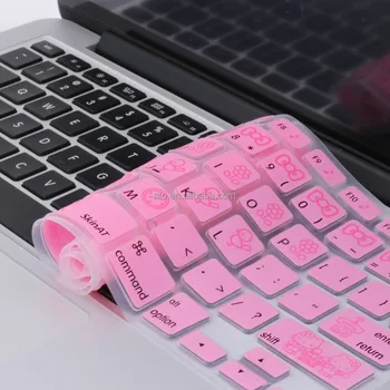 かわいいハローキティピンクシリコーンキーボード Macbook Air 13